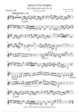 Sergei Prokofiev - Dance of the Knights for Woodwind / Wind Quintet