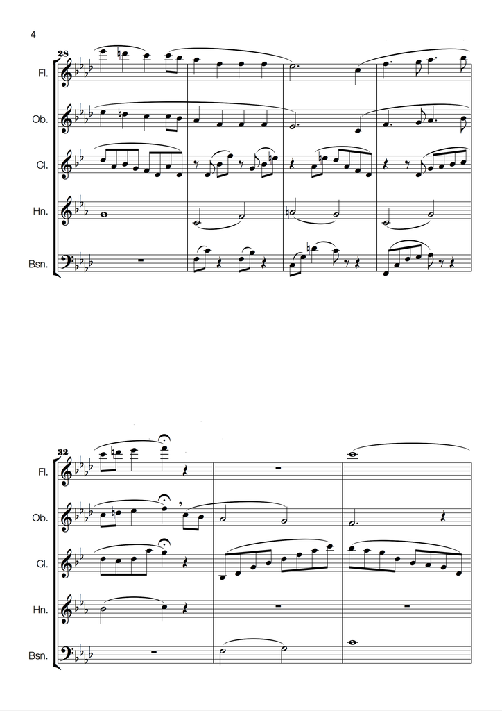 Holst - Second Suite in F for Military Band - Complete (arr. for Wind  Quintet)