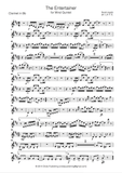 Scott Joplin - The Entertainer for Wind Quintet